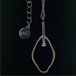 New 925 sterling silver Necklace ,siizu, Grade AAA cubic zirconia